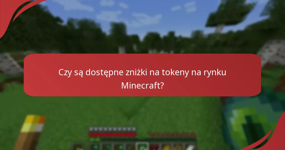 Jak mogę zakupić dodatkowe tokeny na rynku Minecraft?