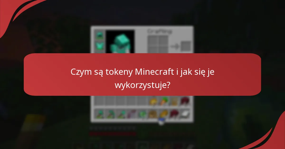 Jak mogę odebrać tokeny Minecraft?