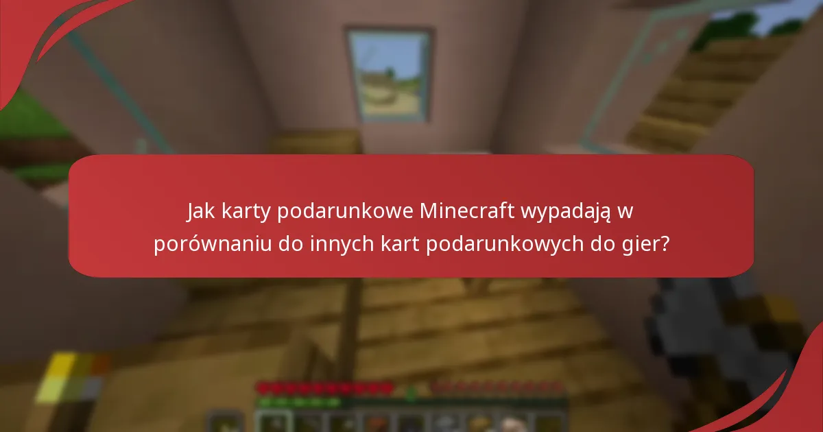 Jakie są ograniczenia dotyczące przenoszenia kart podarunkowych Minecraft?