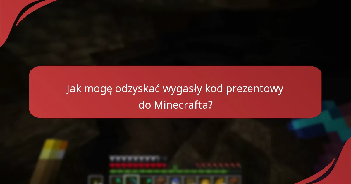 Jakie kody prezentowe do Minecrafta są obecnie ważne?