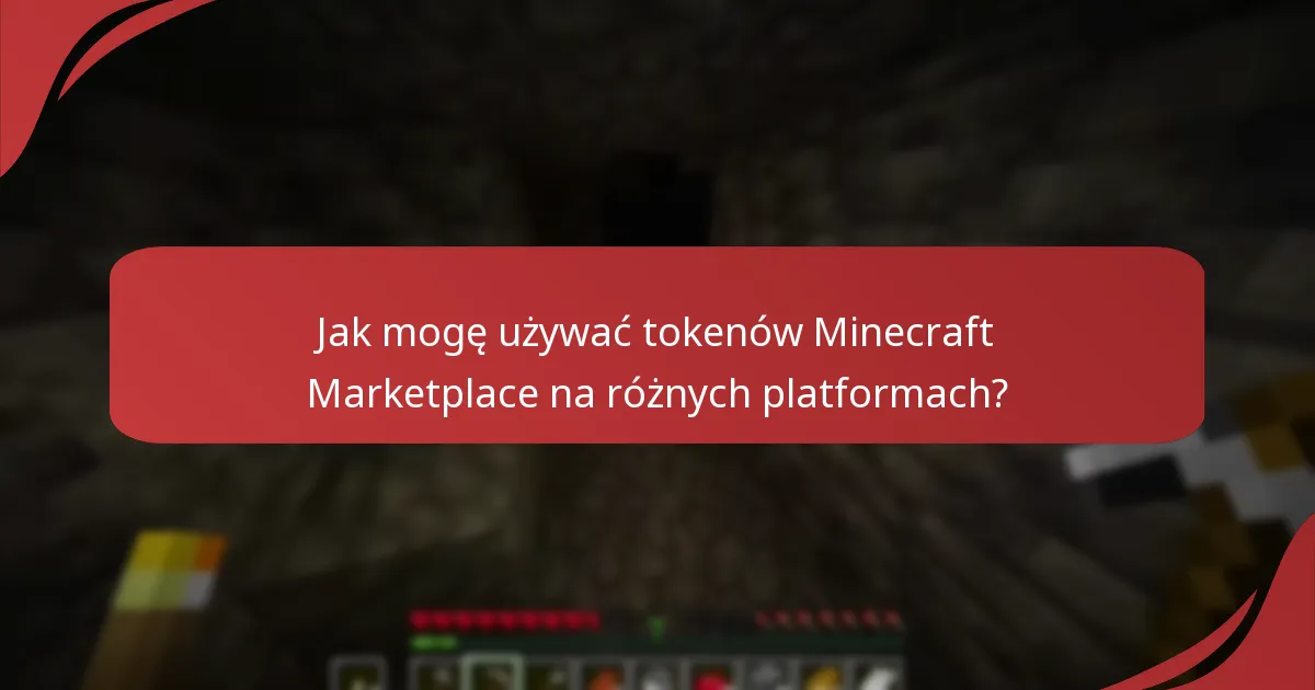 Jakie ograniczenia powinienem znać przy używaniu tokenów Marketplace?