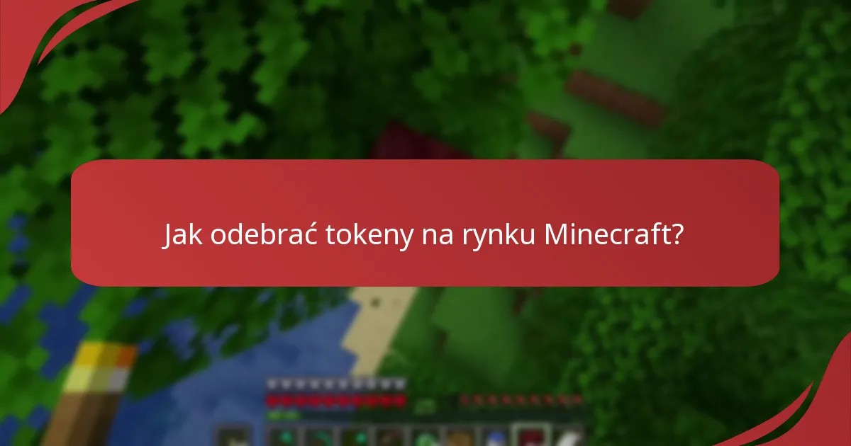 Jak są używane tokeny na rynku w edycji Bedrock?