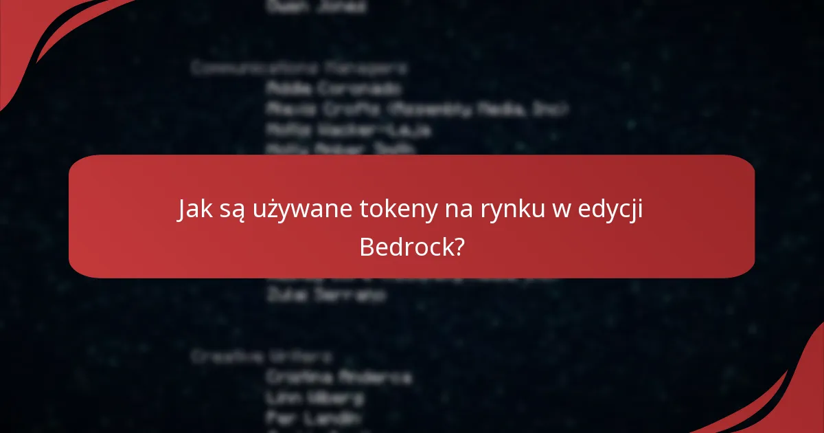 Gdzie kupić tokeny na rynku Minecraft?