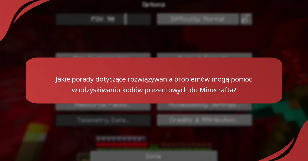 Jakie dodatkowe treści są dołączone do kodów prezentowych do Minecrafta?