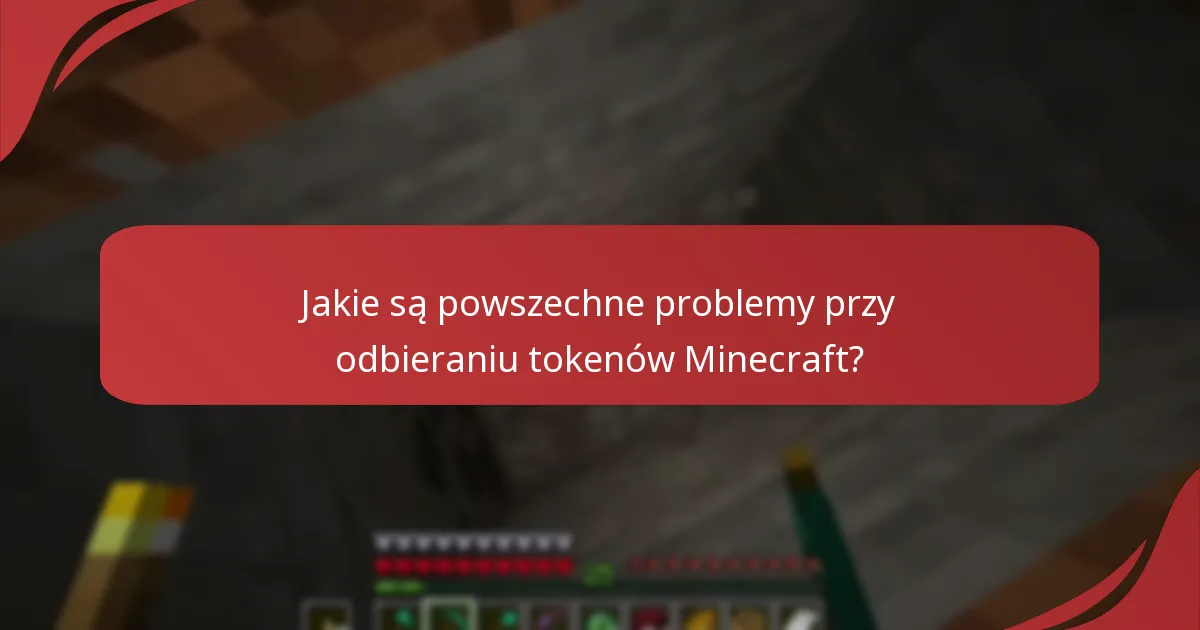 Jak mogę rozwiązać problemy z odbieraniem tokenów?