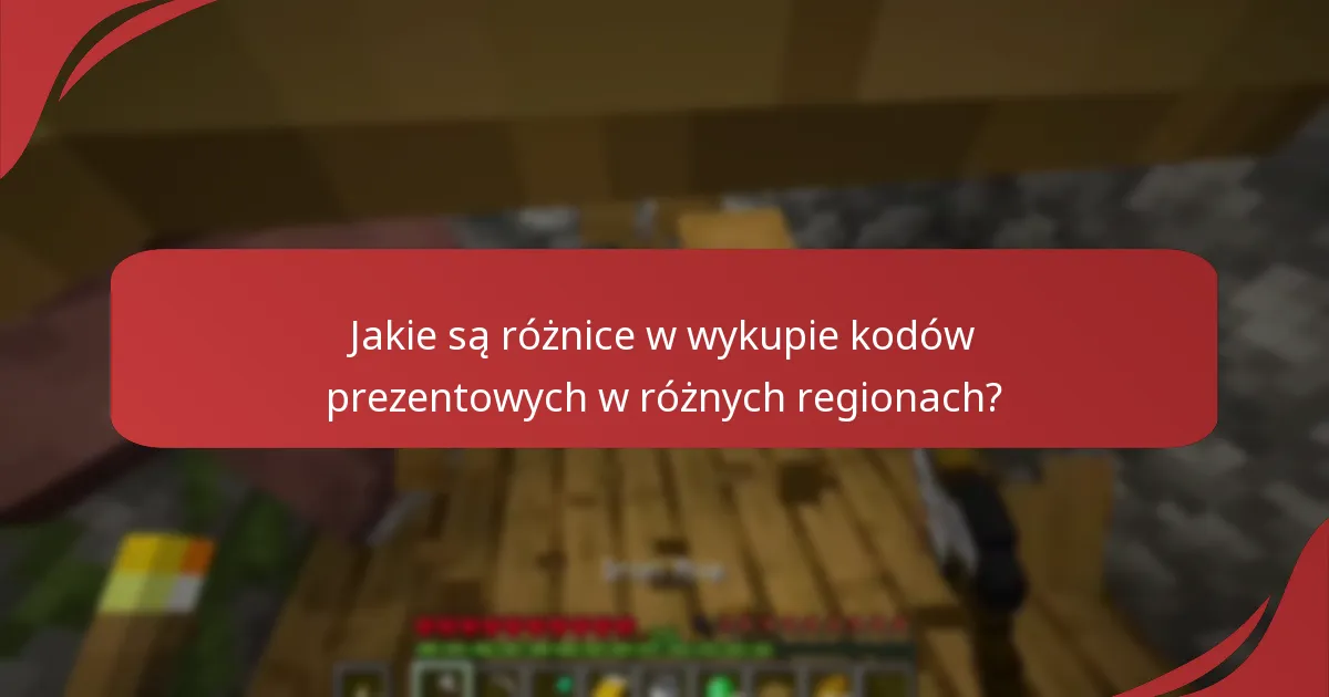 Jakie są różnice w wykupie kodów prezentowych w różnych regionach?